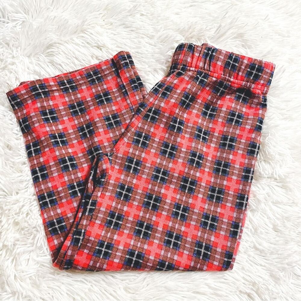 AEGEAN • Red Tartan Plaid PJ’s Pajama Pants